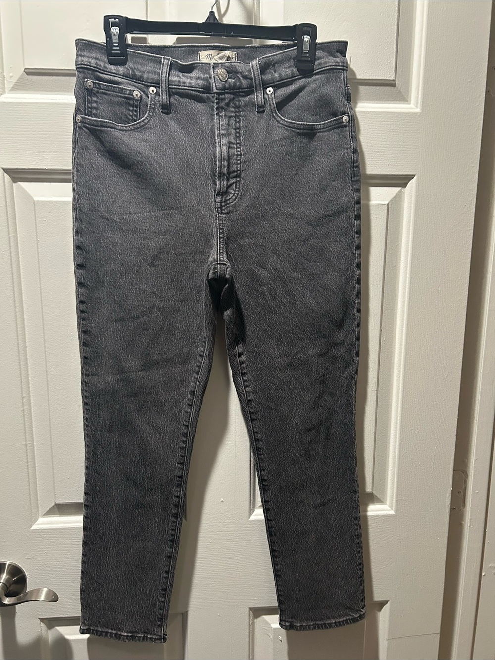 Madewell The Perfect Vintage Jean Straight Leg Denim Jeans in Lunar Wash Size 29